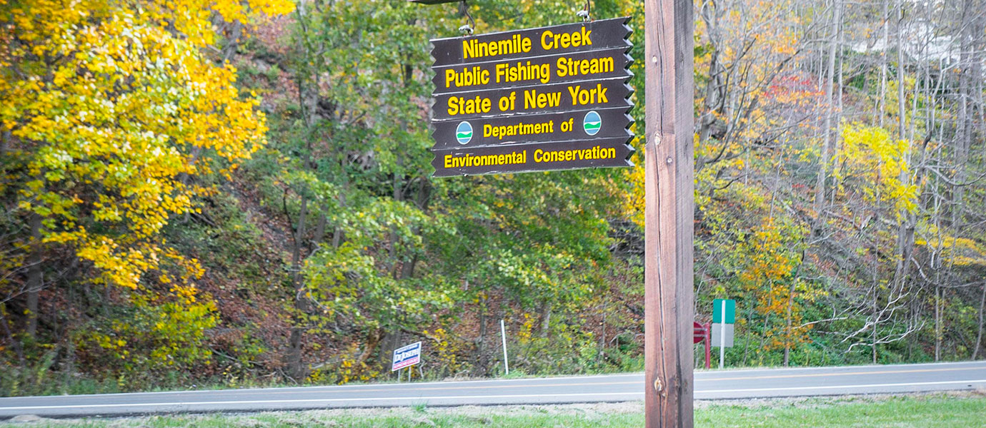 ninemile creek sign